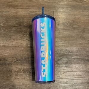 Starbucks 2023 Summer Iridescent Dichroic Dome 24 Oz Venti Cold Cup Tumbler